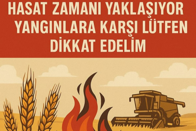 Hayrabolu İlçe Tarım ve Orman Müdürlüğü Uyardı