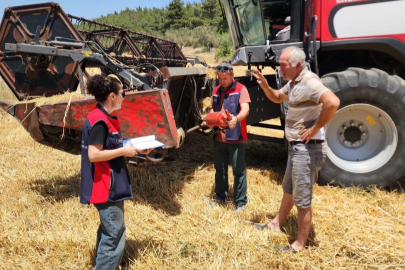 Çanakkale’de Anız ve Orman Yangınlarına Karşı Tarım Makinaları Denetleniyor