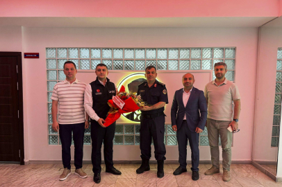 Edirne İl Göç İdaresi Müdürü Aşılıoğlu'ndan İl Jandarma Komutanı Ermiş'e Ziyaret