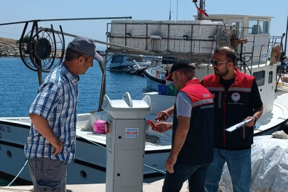 Edirne İl Tarım Müdürlüğü’nden Keşan İbrice Balıkçı Barınağı’nda Denetim