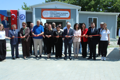 Kırklareli'nde Hayırseverin Yaptırdığı Etüt Merkezi Törenle Açıldı