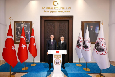 Çanakkale Valisi Ömer Toraman’dan Vali Uğur Turan’a Ziyaret