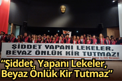 “Şiddet, Yapanı Lekeler, Beyaz Önlük Kir Tutmaz”