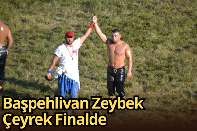 Başpehlivan Zeybek Çeyrek Finalde