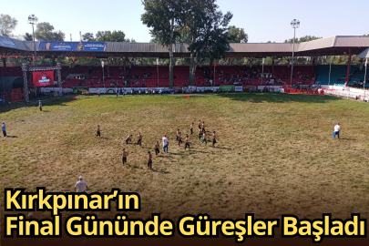 Kırkpınar’ın Final Gününde Güreşler Başladı