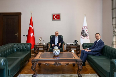 Vali Turan'dan Lüleburgaz Kaymakamı Kemal Yıldız’ı Ağırladı
