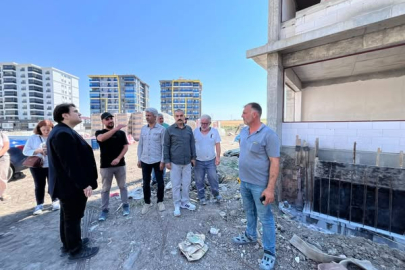 100. Yıl İlkokulu İnşaatında İnceleme