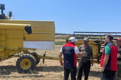 Çanakkale'de Biçerdöver Denetimleri Gerçekleştiriliyor