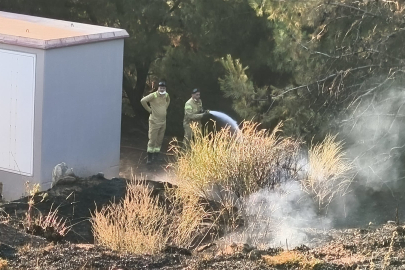 Çanakkale'de Üniversite Yerleşkesinde Çıkan Yangın Söndürüldü