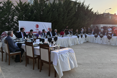 Kırklareli'nde Tayini Çıkan Eroğlu ve Gedik İçin Veda Yemeği Düzenlendi