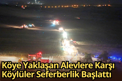 Köye Yaklaşan Alevlere Karşı Köylüler Seferberlik Başlattı