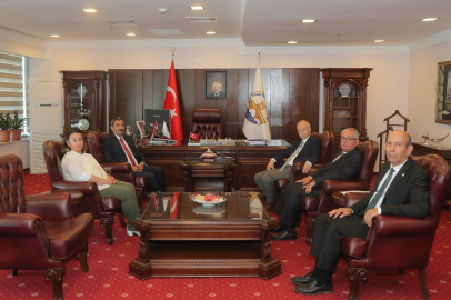 Edirne Cumhuriyet Başsavcısı Çakmak, Rektör Hatipler'e Veda Ziyaretinde Bulundu