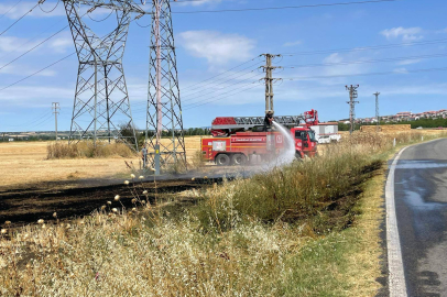 Pınarhisar’da Yangın Korkuttu, Ekipler Zamanında Müdahale Etti