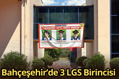 Bahçeşehir’de 3 LGS Birincisi