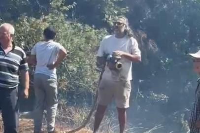 Çanakkale'de Yangın Söndürme Çalışmalarına Ünlü Oyuncudan Destek