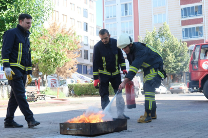 Kırklareli Belediyesi’nden İtfaiyecilere Temel Eğitim Programı