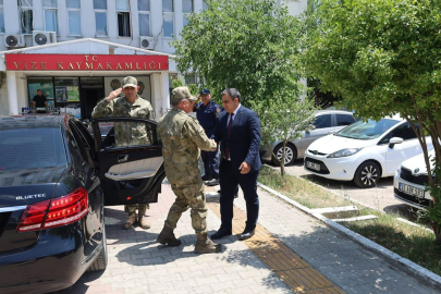 Tümgeneral Muammer Alper'den Vize Kaymakamı Kemal Balaban’a Ziyaret
