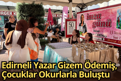 Edirneli Yazar Gizem Ödemiş, Çocuk Okurlarla Buluştu