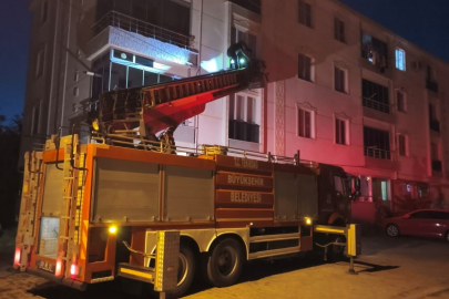 Pencereye Sıkışan Kuş İçin İtfaiye Seferber Oldu