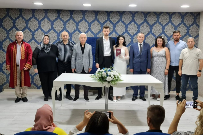 Vali Turan, Genç Çift Koray ve İrem Yalçın’ın Nikah Törenine Katıldı