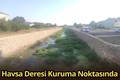 Havsa Deresi Kuruma Noktasında