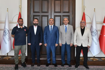 Türkiye Minikler Karate Şampiyonası Öncesi Vali Soytürk’e Ziyaret