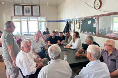 CHP Heyetinden Yangın Bölgesine Geçmiş Olsun Ziyareti