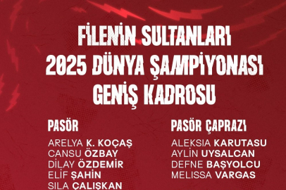 A Milli Kadın Voleybol Takımı'nın Dünya Şampiyonası Geniş Kadrosu Açıklandı