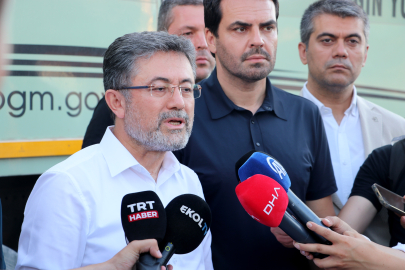 Bakan Yumaklı Tekirdağ'da Yangın Bölgesinde Açıklama Yaptı