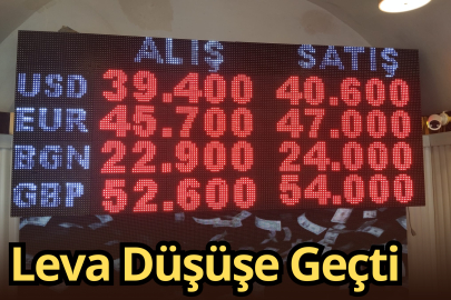 Leva Düşüşe Geçti