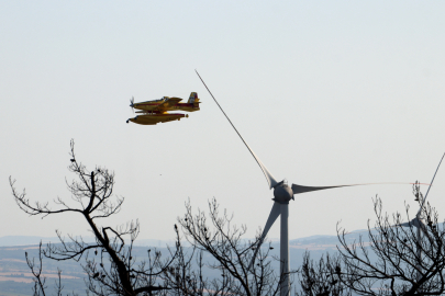 Tekirdağ'da 32 Saattir Süren Orman Yangınını Söndürme Çalışmaları Devam Ediyor