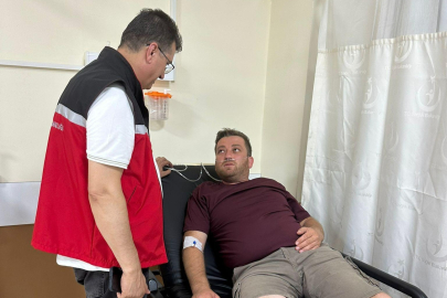 Aksoy'dan Yangında Etkilenen Personele Ziyaret