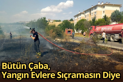 Bütün Çaba, Yangın Evlere Sıçramasın Diye