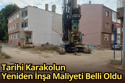 Tarihi Karakolun Yeniden İnşa Maliyeti Belli Oldu