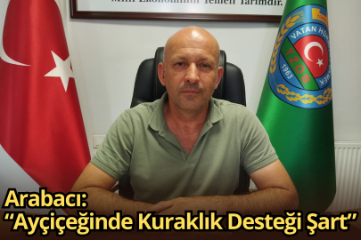 Arabacı: “Ayçiçeğinde Kuraklık Desteği Şart”