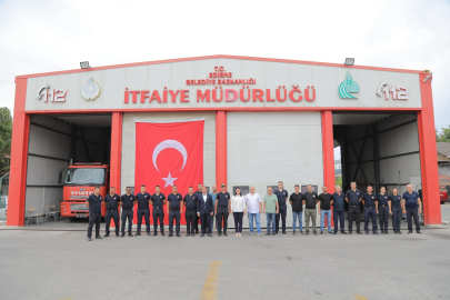 Başkan Gencan Akın’dan Şarköy’deki Yangına Müdahale Eden İtfaiyeye Ziyaret