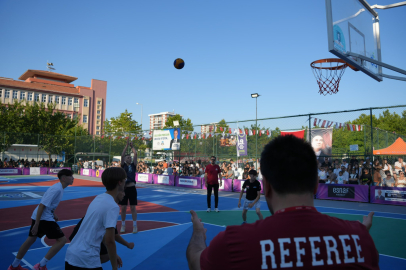 Çorlu’da Sokak Basketbolu Heyecanı Başladı