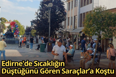 Edirne'de Sıcaklığın Düştüğünü Gören Saraçlar’a Koştu
