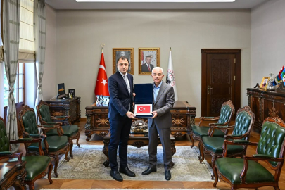 Kaymakam Ertuğrul Bayram’dan Vali Uğur Turan’a Veda Ziyareti