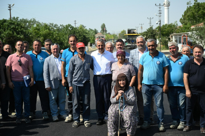 Vali Sezer Sıcak Asfalt Çalışmalarını İnceledi