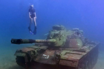 Dalış Meraklılarını Saros Körfezi'ne Çeken Su Altı Tarih Müzesi'ne "Zırhlı Katkı"