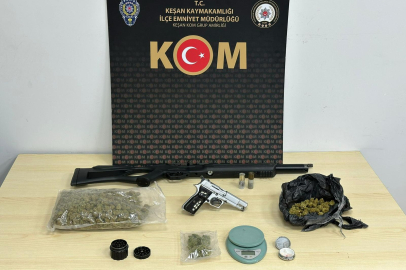 Edirne'de Evinde Uyuşturucu Ele Geçirilen Zanlı Tutuklandı