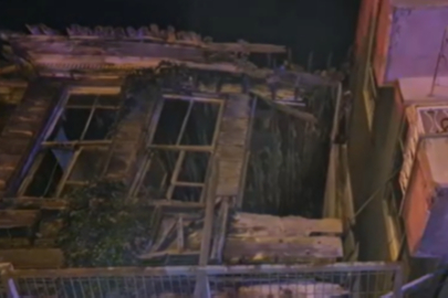 Tekirdağ’da Metruk Bina Çökme Tehlikesiyle Mahalleyi Korkuttu