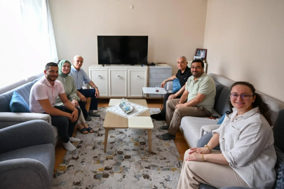 Vali Uğur Turan’dan Emekli Müdür Alaeddin İkican’a Ziyaret