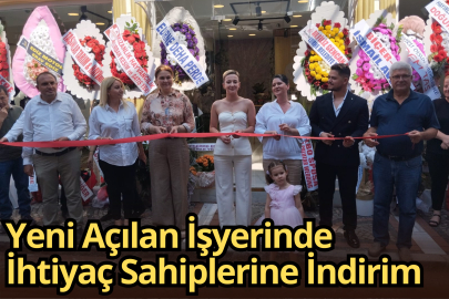 Yeni Açılan İşyerinde İhtiyaç Sahiplerine İndirim