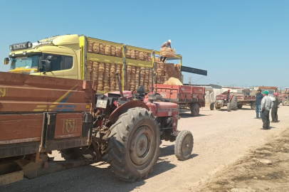 Ayvacık'ta Yangından Etkilenen Tuzla Köyünde Üreticilere Destek