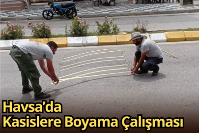 Havsa’da Kasislere Boyama Çalışması