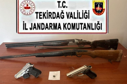 Evinde Ruhsatsız Silah Ele Geçirilen Şüpheli Gözaltına Alındı