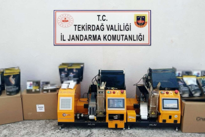 Tekirdağ'da Jandarmadan Tütün ve Makaron Operasyonu