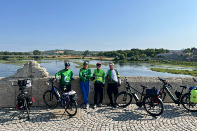 Yeşilay Edirne Şubesi'nden Bisiklet Turu